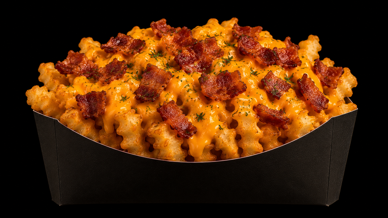 Frites Torsadées Cheddar Bacon
